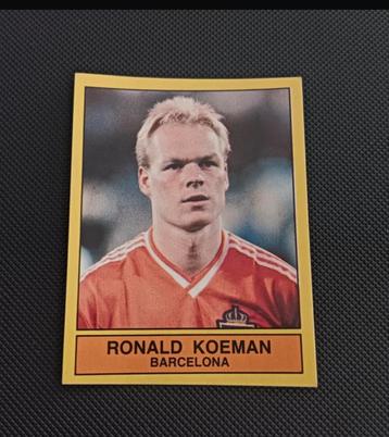 Ronald Koeman Panini Voetbal 90 beschikbaar voor biedingen