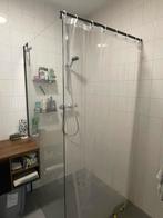 Inloopdouche douchewand mat zwart 100x200, Huis en Inrichting, Badkamer | Badkamermeubels, Ophalen, Overige typen, Zo goed als nieuw