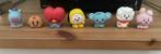 Kpop BTS merch BT21 monitor figure set, Ophalen of Verzenden, Zo goed als nieuw, Pop, Beeldje of Miniatuur