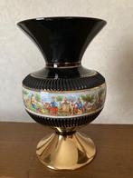 Italiaanse Florentine vaas, Huis en Inrichting, Woonaccessoires | Vazen, Zwart, Aardewerk of Porselein, Ophalen of Verzenden, Zo goed als nieuw
