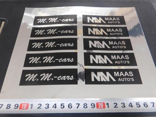 sticker Tuning set MAAS auto's  *, Verzamelen, Stickers, Zo goed als nieuw, Bedrijf of Vereniging, Ophalen