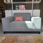 Licht grijze loveseat, Huis en Inrichting, Fauteuils, Ophalen, Gebruikt, Basic, Stof
