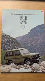 Mercedes-Benz G-Klasse Terreinwagen Brochure, Ophalen of Verzenden, Gelezen, Mercedes