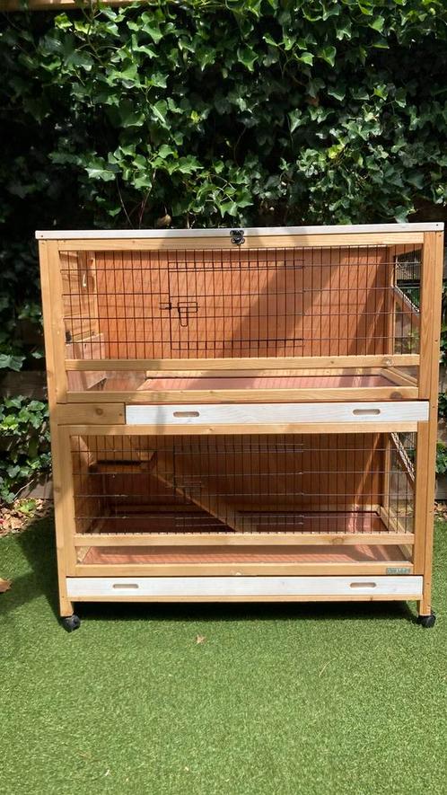 Kerbl cavia- en konijnenhok., Dieren en Toebehoren, Knaagdieren en Konijnen | Hokken en Kooien, Gebruikt, Hok, 90 cm of meer, 110 cm of meer