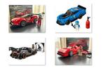 4x Lego Speed Champions: Ferrari, McLaren, Chevrolet, Ophalen of Verzenden, Zo goed als nieuw, Complete set, Lego