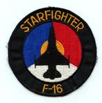 KLu luchtmacht patch F-16 Starfighter roundel, Embleem of Badge, Nederland, Luchtmacht, Ophalen of Verzenden