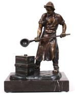 ==Richard W. Lange 1879 - 1944==bronzen beeld==, Ophalen of Verzenden, Brons