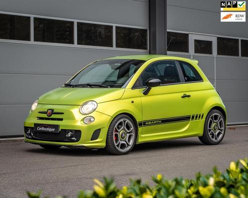 Abarth 500 1.4-16V 160pk I Carplay I Uniek I Leer I Stoelver, Auto's, Abarth, Bedrijf, Te koop, ABS, Airbags, Airconditioning