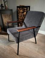 WOOOD fauteuil Sally ribcord antraciet, Ophalen, ., ., Minder dan 75 cm