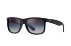 Ray-ban Justin polarized gradient, Zonnebril, Zwart, Nieuw, Ophalen of Verzenden