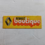 Leuke oude sticker.  Renault boutigue., Ophalen of Verzenden, Zo goed als nieuw, Overige typen