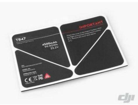DJI, Inspire 1 TB47 Batterij Isolatie Sticker voor <5 graden, Audio, Tv en Foto, Drones, Nieuw, Drone met camera, Ophalen of Verzenden