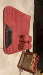 Lemieux pro sport dekje rose suede dressuur pony, Dieren en Toebehoren, Paarden en Pony's | Dekens en Dekjes, Verzenden, Zo goed als nieuw