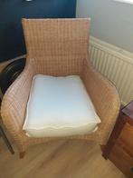 Rotan stoel, Huis en Inrichting, Stoelen, Ophalen, Bruin, Riet of Rotan, Zo goed als nieuw