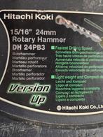 Hitachi DH 24PB3 Boorhamer, Doe-het-zelf en Verbouw, Ophalen of Verzenden, Gebruikt, 400 tot 600 watt, Boor- en/of Breekhamer