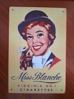 Miss Blanche 20x30 cm Reclamebord., Verzamelen, Merken en Reclamevoorwerpen, Nieuw, Reclamebord, Verzenden