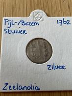 Pijl-/bezemstuiver Zeelandia 1762, Postzegels en Munten, Munten | Nederland, Zilver, Overige waardes, Vóór koninkrijk, Losse munt