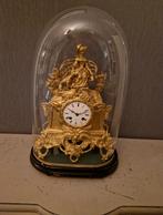 Antieke Pendule met Stolp, Antiek en Kunst, Antiek | Klokken, Ophalen of Verzenden