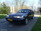 Volvo V90 3.0 Limited Edition, Auto's, Achterwielaandrijving, Beige, Blauw, Leder en Stof