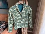 Zilch blouse 34 xs biologisch katoen donkergroen geel, Geel, Ophalen of Verzenden, Maat 34 (XS) of kleiner, Gedragen
