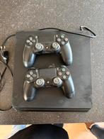 PlayStation 4 met 4spellen, Ophalen of Verzenden, Zo goed als nieuw, Met 2 controllers, Original