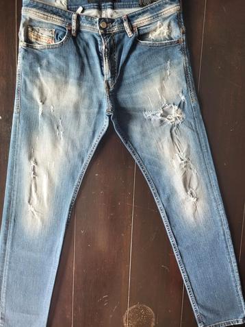 ZGAN DIESEL THOMMER DNA SLIM SKINNY STRETCH DESTROY 34/32 beschikbaar voor biedingen