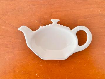 Le Creuset theezakjeshouder, theetip, aardewerk, crème, nw beschikbaar voor biedingen