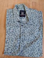 Lerros Herenblouse met blessenprint, groen/blauw - Maat M, Ophalen, Lerros, Halswijdte 39/40 (M), Zo goed als nieuw