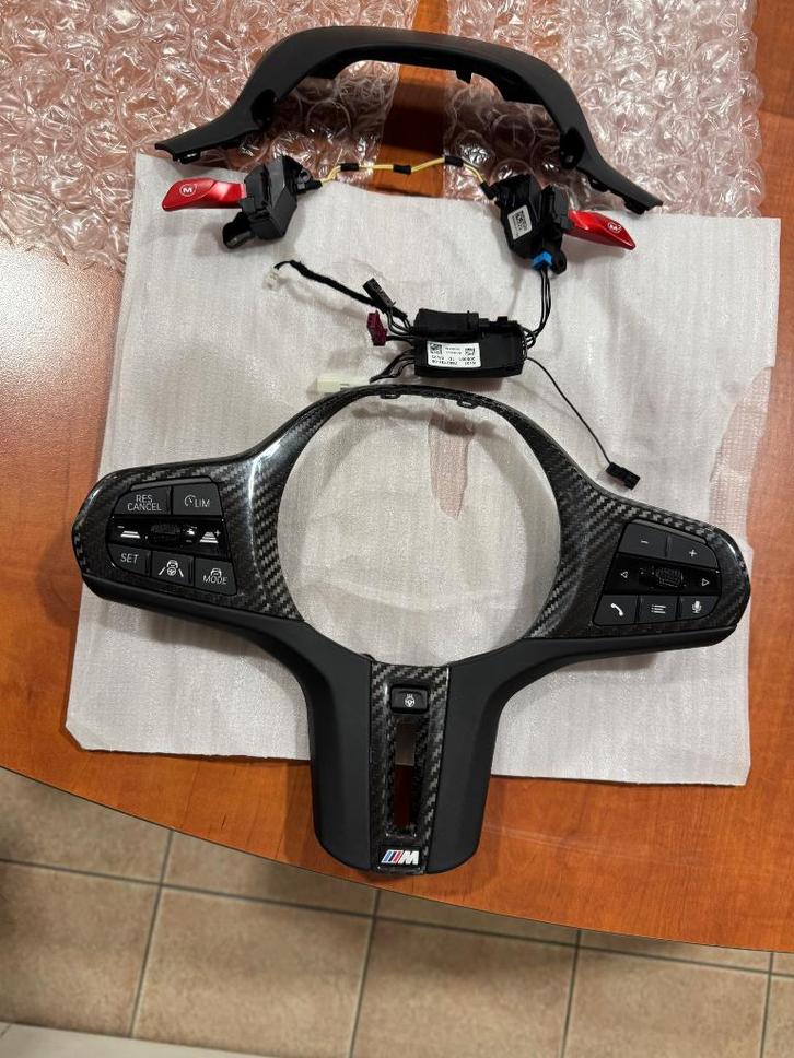 Carbon inlegdeel voor stuurwiel G20/G21/G80/G81, Auto-onderdelen, Interieur en Bekleding, BMW, Gebruikt, Ophalen of Verzenden