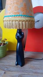 Glazen fles poes. nu tafellamp creatie,lees de beschrijving, Ophalen of Verzenden, Nieuw, Minder dan 50 cm