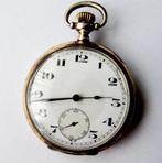 Alpina Zwitsers Heren zakhorloge horloge 1900-1930, Ophalen of Verzenden, Goud