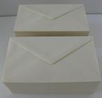 Enveloppen / Envelop 80 stuks beige-ecru 16,5 x 9,5 cm, Ophalen of Verzenden, Nieuw