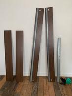 Gratis IKEA 1.40 bed met Sultan huglo matras, Ophalen, Gebruikt, Bruin, Tweepersoons