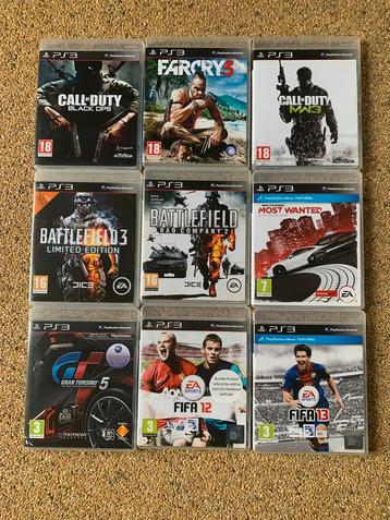 Playstation 3 Games - Diverse Titels! beschikbaar voor biedingen