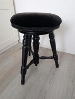 Piano kruk vintage in hoogte verstelbaar, Ophalen of Verzenden, In hoogte verstelbaar, Zo goed als nieuw, Hout
