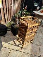 Rotan ladekastje/vintage boho stijl, Overige materialen, Gebruikt, Minder dan 45 cm, Ophalen of Verzenden