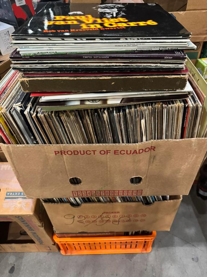 Partij lp’s, Cd's en Dvd's, Vinyl | Dance en House, Gebruikt, Overige formaten, Ophalen