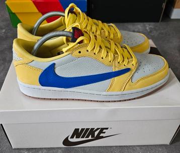 Nike Air Jordan 1 Low x Travis Scott Canary maat 43 beschikbaar voor biedingen