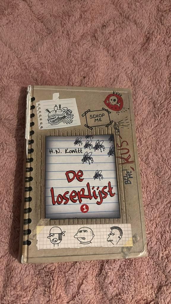 H.N. Kowitt - De loserlijst, Boeken, Kinderboeken | Jeugd | 10 tot 12 jaar, Zo goed als nieuw, Ophalen