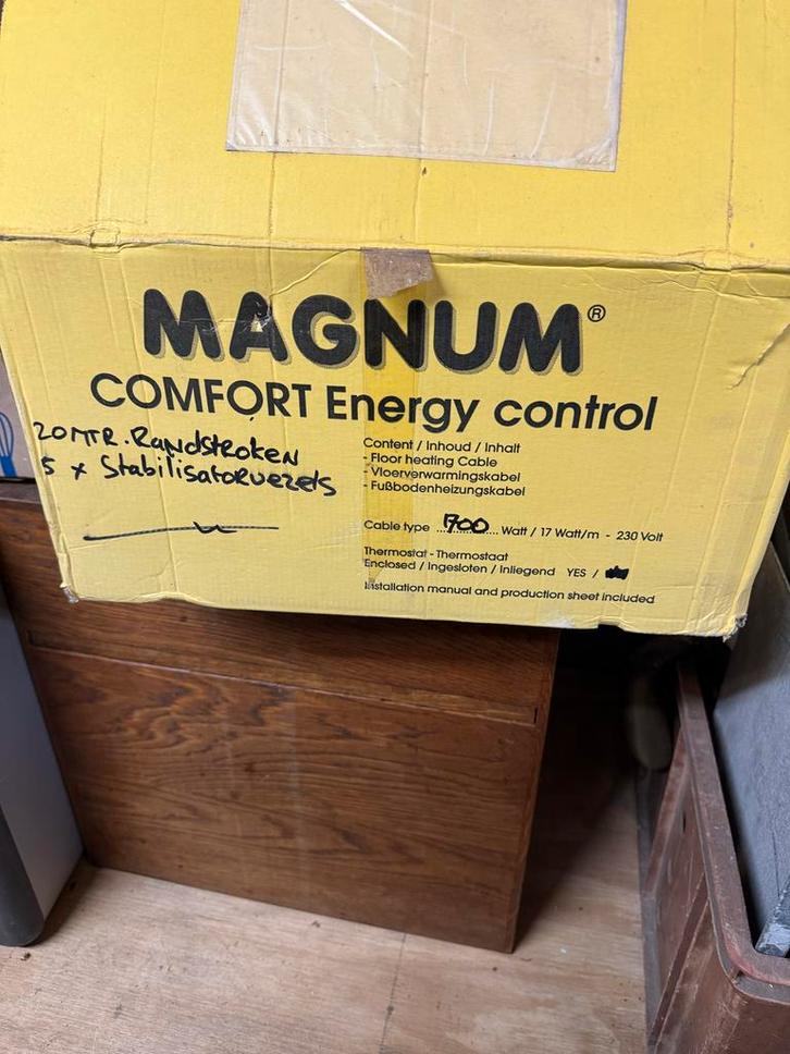 Elektrische Vloerverwarming Set - Magnum Comfort, Doe-het-zelf en Verbouw, Verwarming en Radiatoren, Nieuw, Overige typen, 500 tot 800 watt