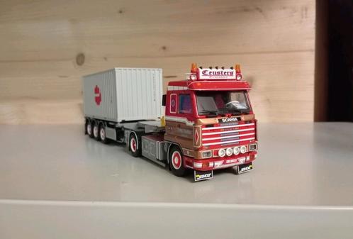 Scania 143 Ronny Ceusters container chassis Tekno, Hobby en Vrije tijd, Modelauto's | 1:50, Nieuw, Bus of Vrachtwagen, Tekno, Ophalen of Verzenden