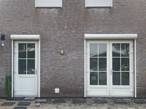 Tuindeuren, Doe-het-zelf en Verbouw, Kozijnen en Schuifpuien, Gebruikt, Deurkozijn, Kunststof, 225 cm of meer, 150 tot 225 cm