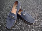 Heren instappers mocassins suède River Island blauw maat 44, Loafers, Blauw, Ophalen of Verzenden, River Island