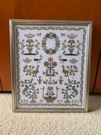 Schilderij geborduurd, Huis en Inrichting, Woonaccessoires | Schilderijen, Tekeningen en Foto's, Ophalen of Verzenden, Zo goed als nieuw