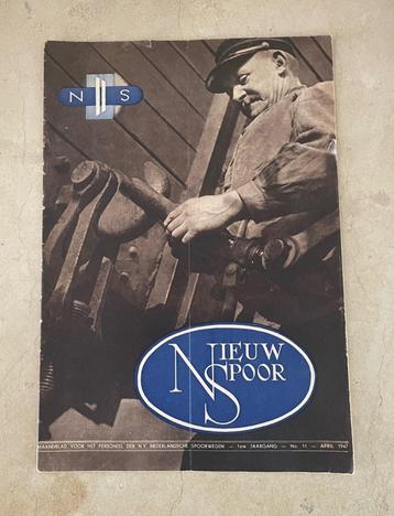 Nieuw Spoor Maandblad Nederlandse Spoorwegen 1947,1948&1955 beschikbaar voor biedingen