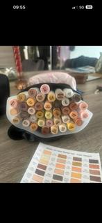 Ohuhu Markers - Set 72 markers en skin tone, Hobby en Vrije tijd, Tekenen, Ophalen of Verzenden, Gebruikt, Potlood of Stift