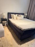 Tweepersoons bed 180x200 Suede 2 jaar oud, Ophalen of Verzenden, Zo goed als nieuw, Tweepersoons, 180 cm