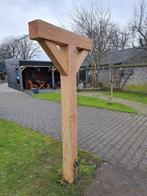 vandaag leverbaar 2 waslijnpalen 15x15 cm DOUGLAS met draad, Tuin en Terras, Droogmolens en Wasrekken, Ophalen of Verzenden, Nieuw