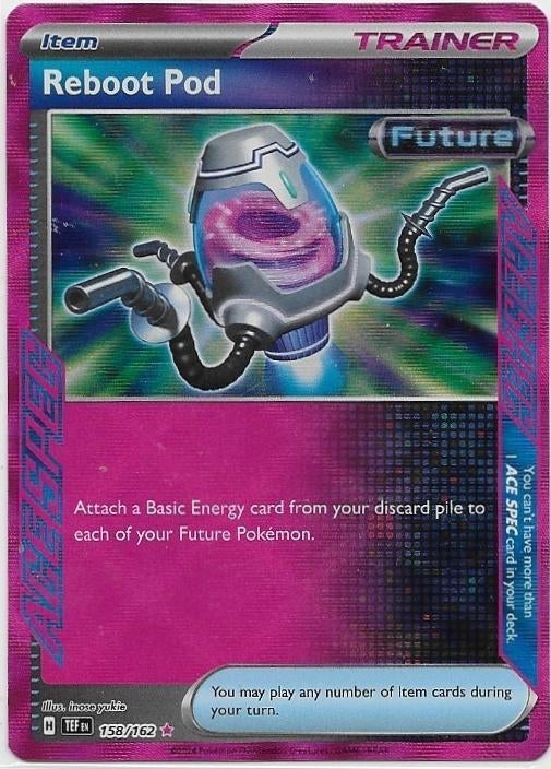 Temporal Forces,  Reboot Pod [ace spec] 158/162, Verzenden, Nieuw, Losse kaart