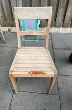 Houten eettafel stoelen, Ophalen of Verzenden, Gebruikt, Bruin